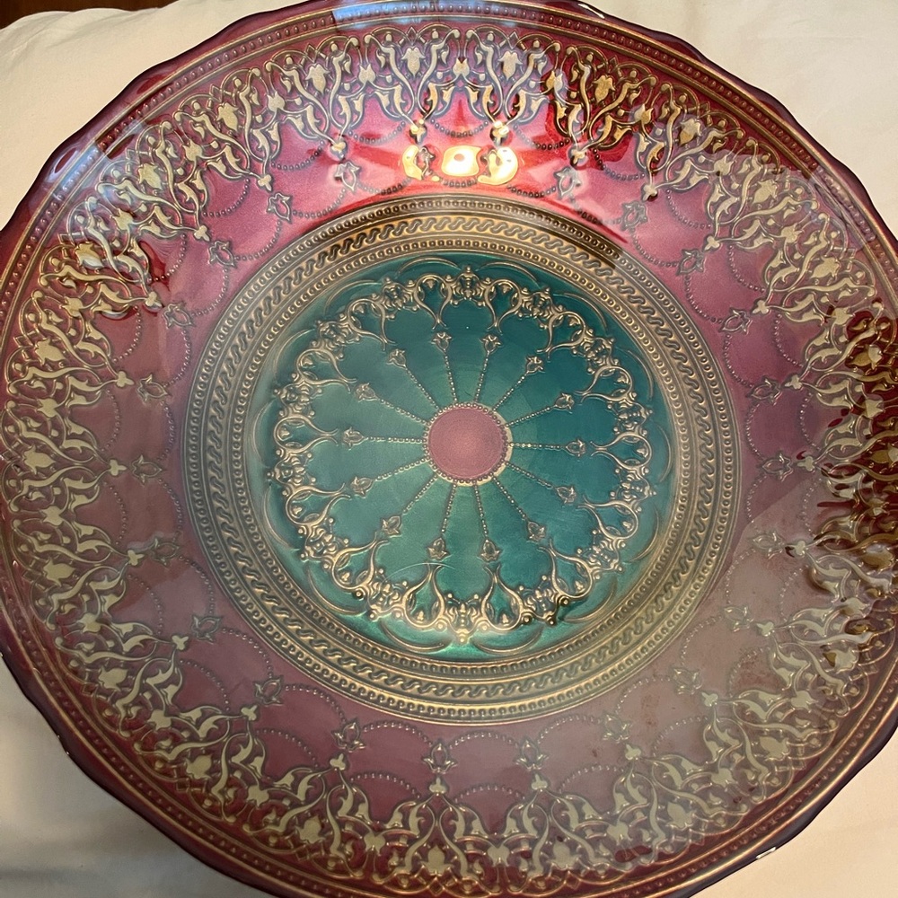 Large Turkish Decorative Bowl